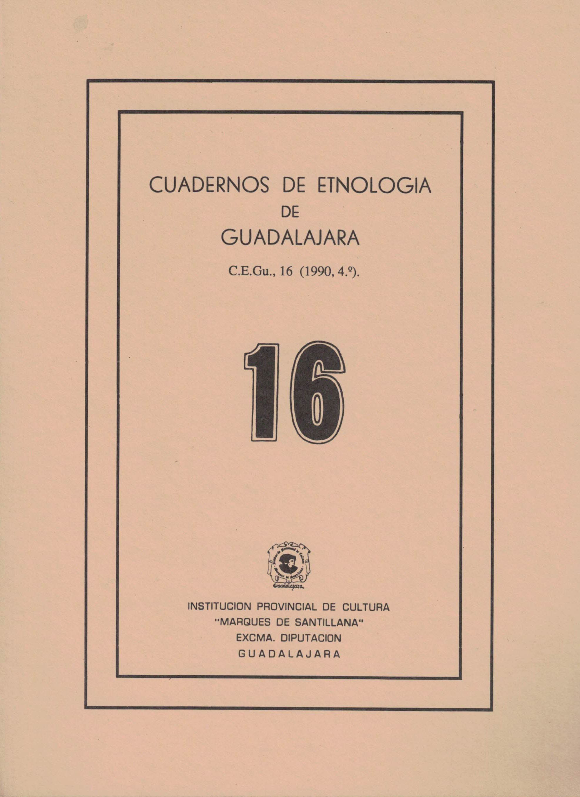 Cuadernos de Etnologia de Guadalajara 16